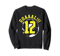 12Th Birthday 12 Years Soccer Sweatshirt - Minimalist Print Unisex - T-Shirt, Sweatshirt, Hoodie