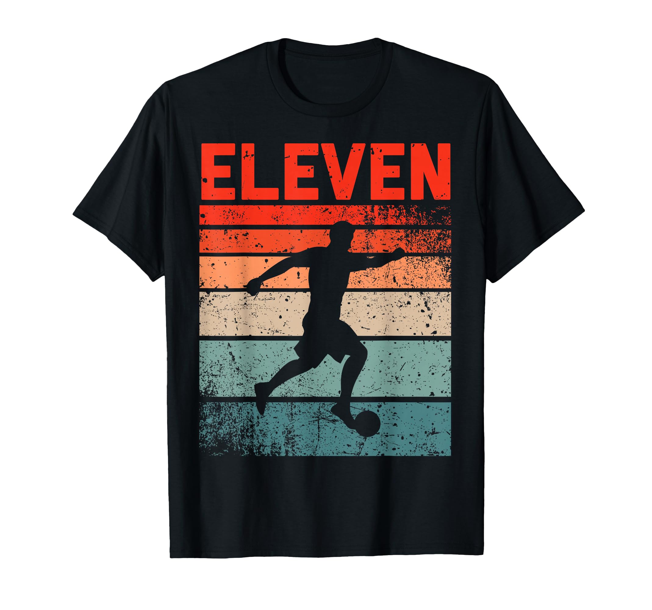 11Th Birthday Soccer 11 Years Old T-Shirt - Custom Art Print for Adults - T-Shirt, Sweatshirt, Hoodie