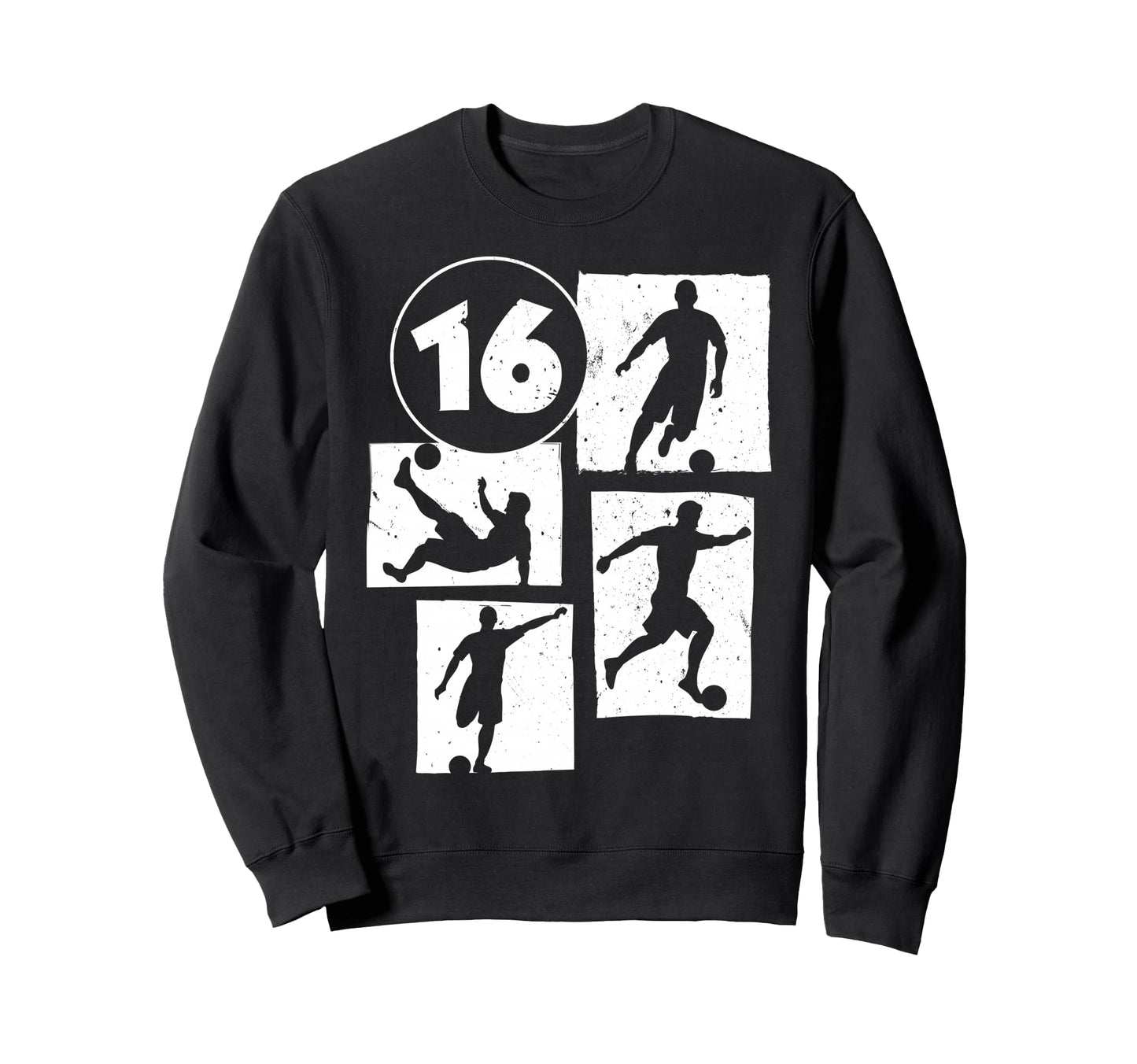 16Th Birthday Soccer Player Sweatshirt - Fun Novelty Design for Adults - T-Shirt, Sweatshirt, Hoodie