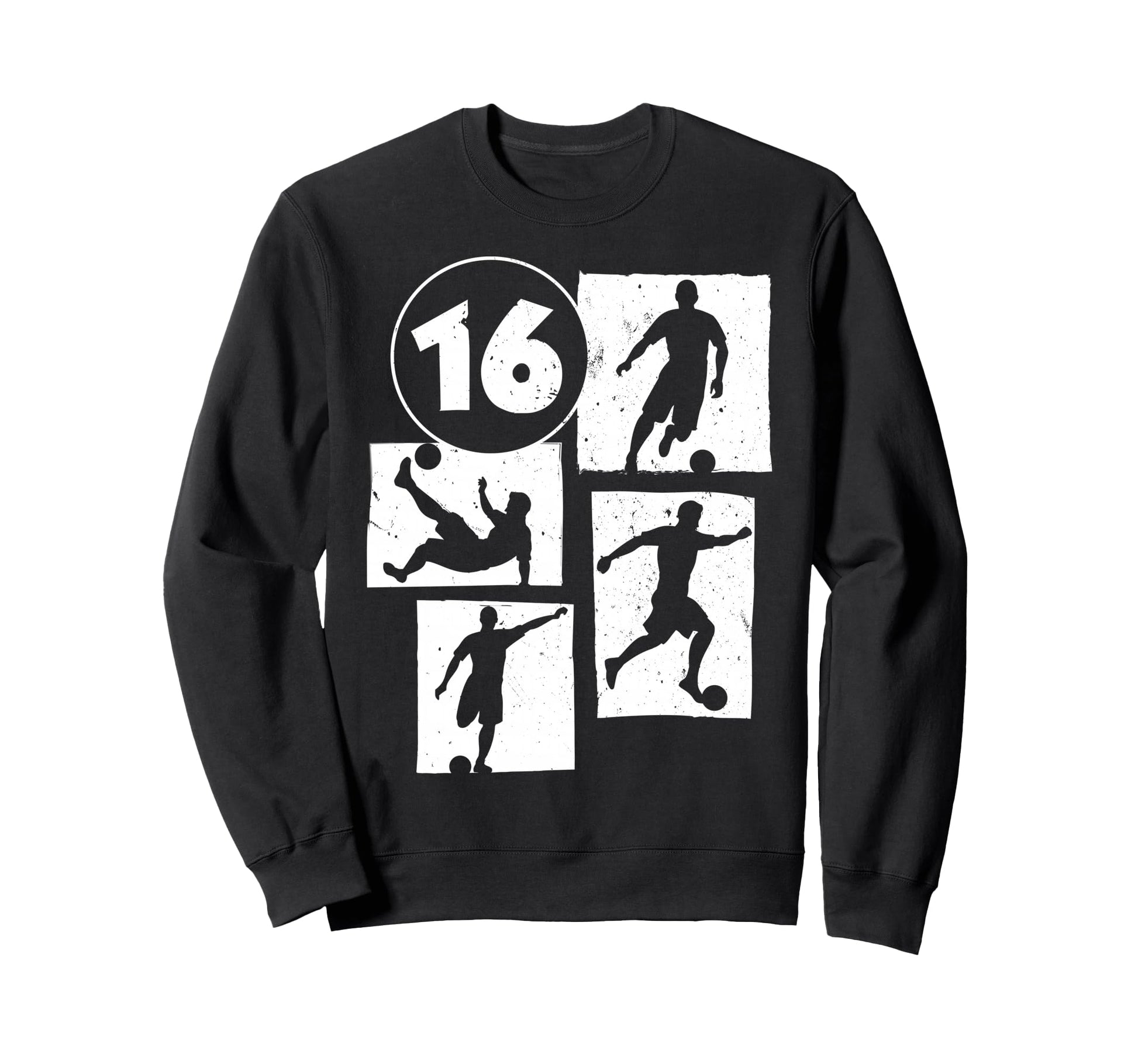 16Th Birthday Soccer Player Sweatshirt - Fun Novelty Design for Adults - T-Shirt, Sweatshirt, Hoodie