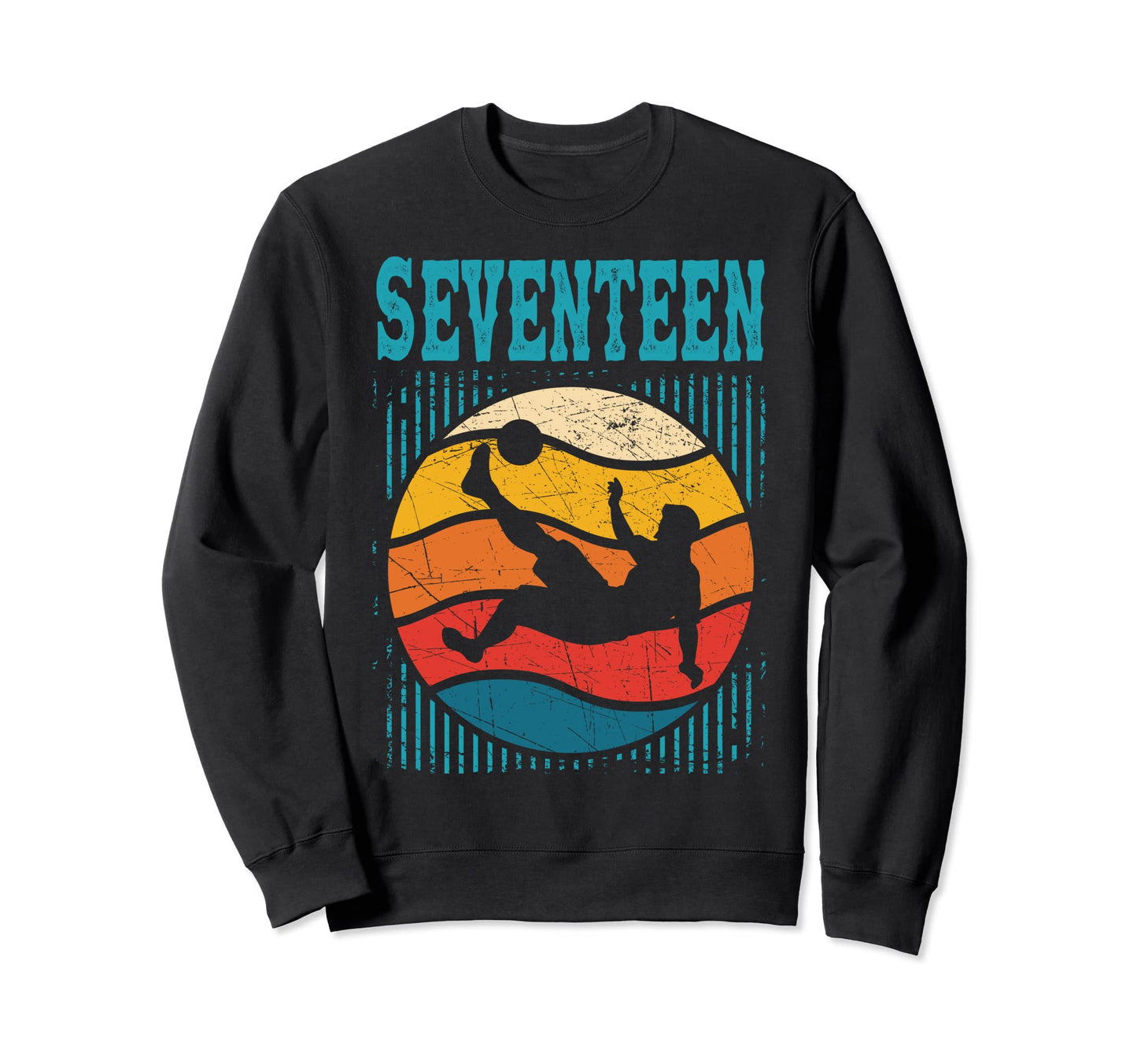 17Th Birthday Soccer 17 Years Old Sweatshirt - Graphic Print Men Women - T-Shirt, Sweatshirt, Hoodie