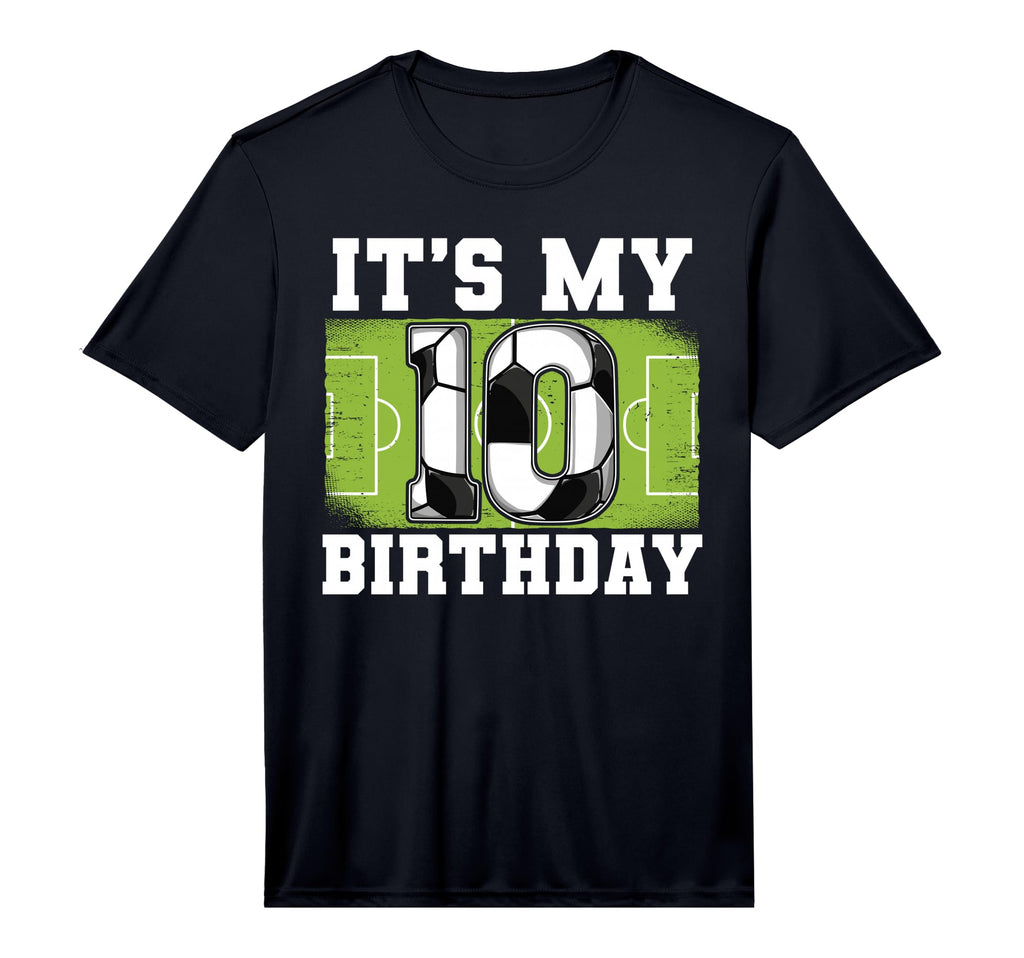 10Th Birthday Soccer Performance T-Shirt - Trendy Graphic Unisex - T-Shirt, Sweatshirt, Hoodie