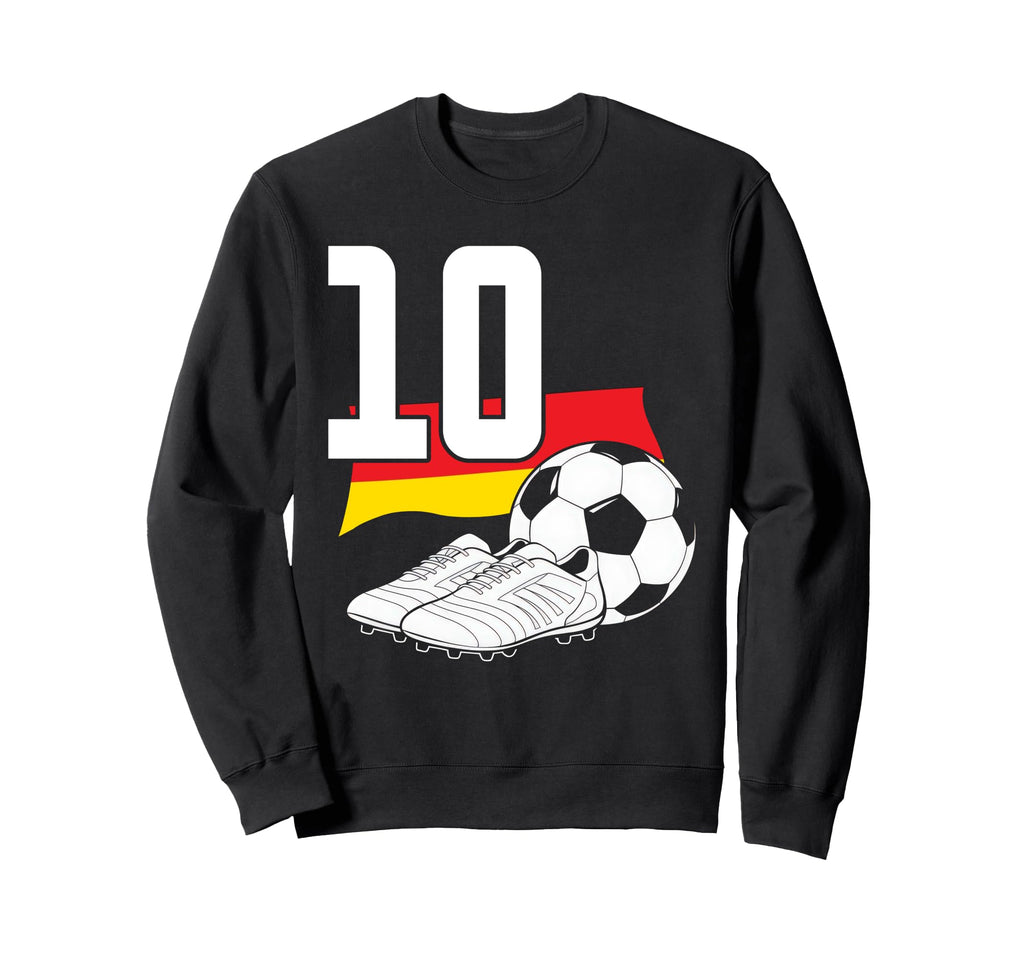 10 Soccer Birthday Gift Soccer Sweatshirt - Minimalist Print for Adults - T-Shirt, Sweatshirt, Hoodie