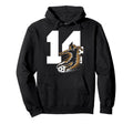 14 Soccer Birthday Gift Soccer Fan Hoodie - Minimalist Print for Adults - T-Shirt, Sweatshirt, Hoodie