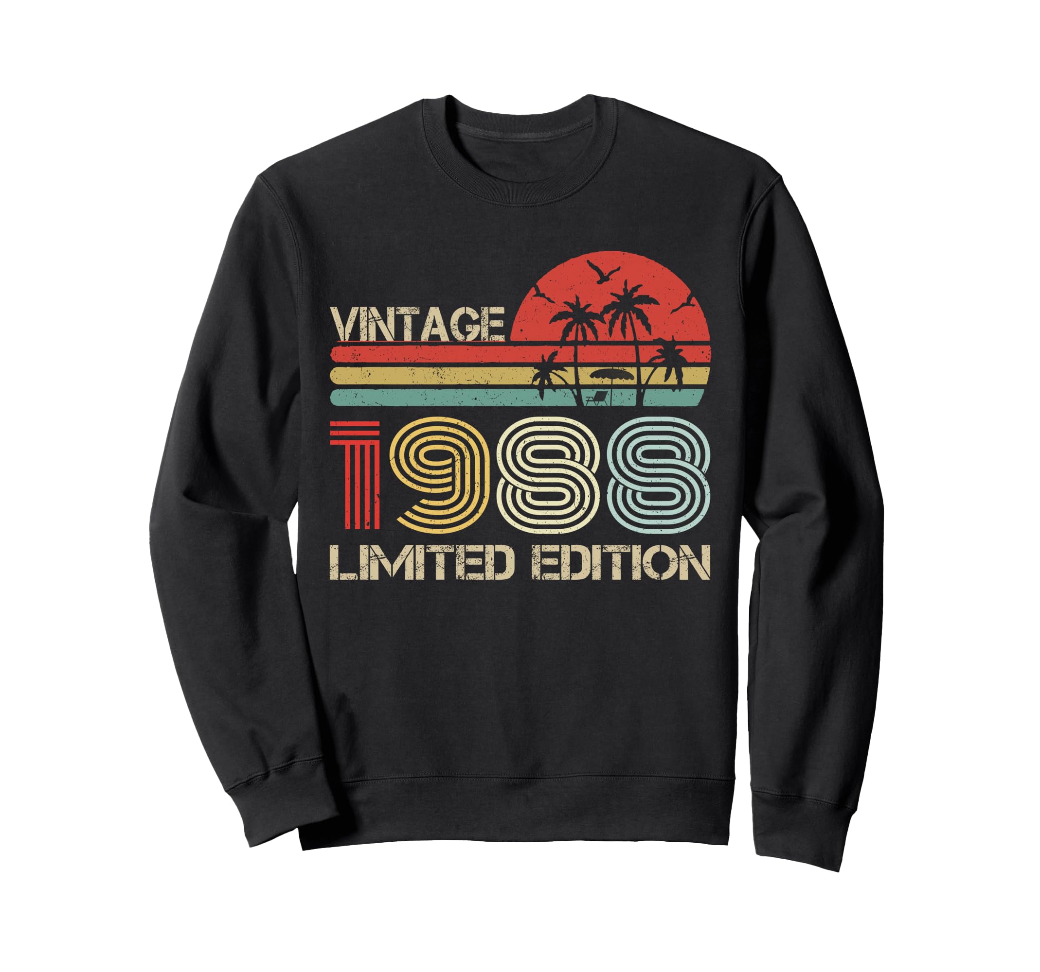 1988 Year Birthday Sweatshirt - Casual Everyday Wear Unisex - T-Shirt, Sweatshirt, Hoodie