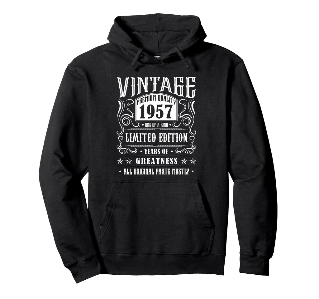 1957 T Shirts Funny 1957 Birthday Hoodie - Graphic Print for Adults - T-Shirt, Sweatshirt, Hoodie
