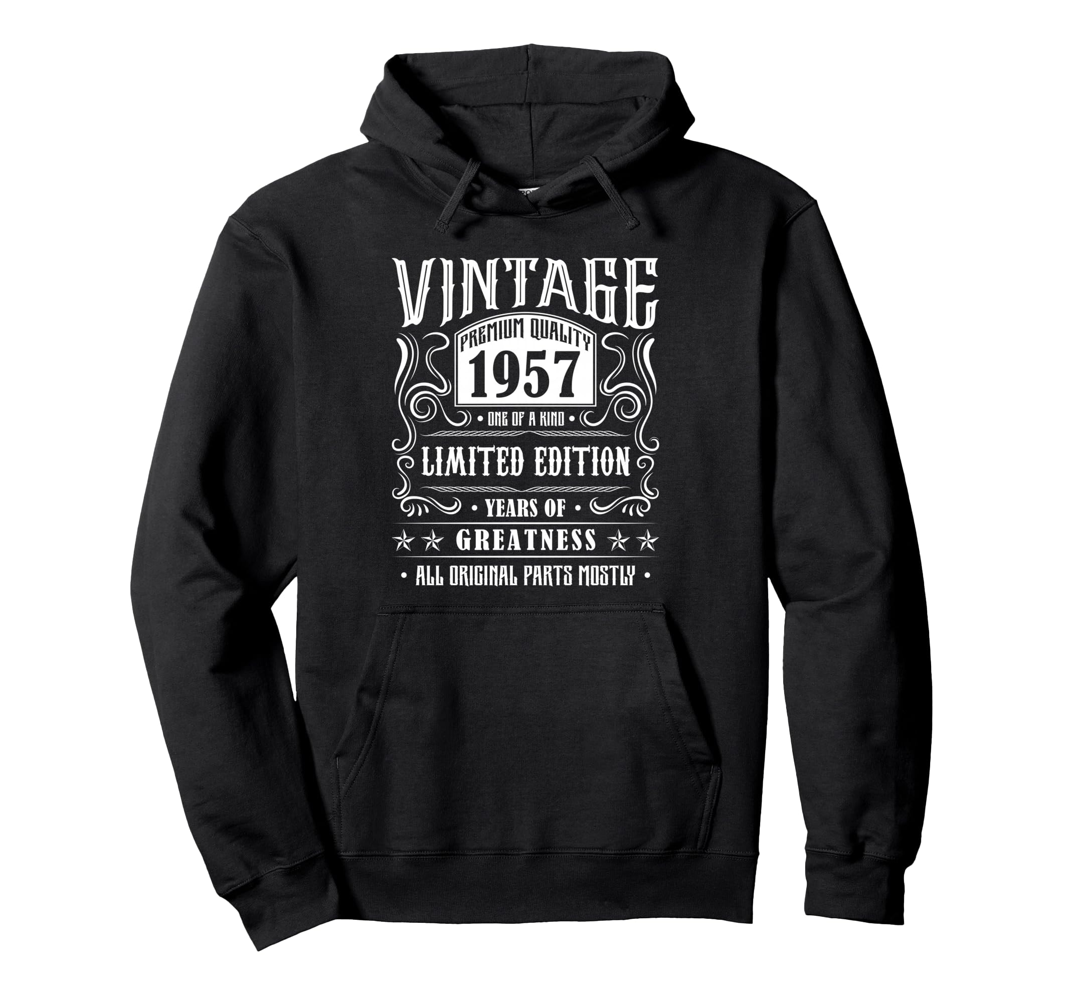1957 T Shirts Funny 1957 Birthday Hoodie - Graphic Print for Adults - T-Shirt, Sweatshirt, Hoodie