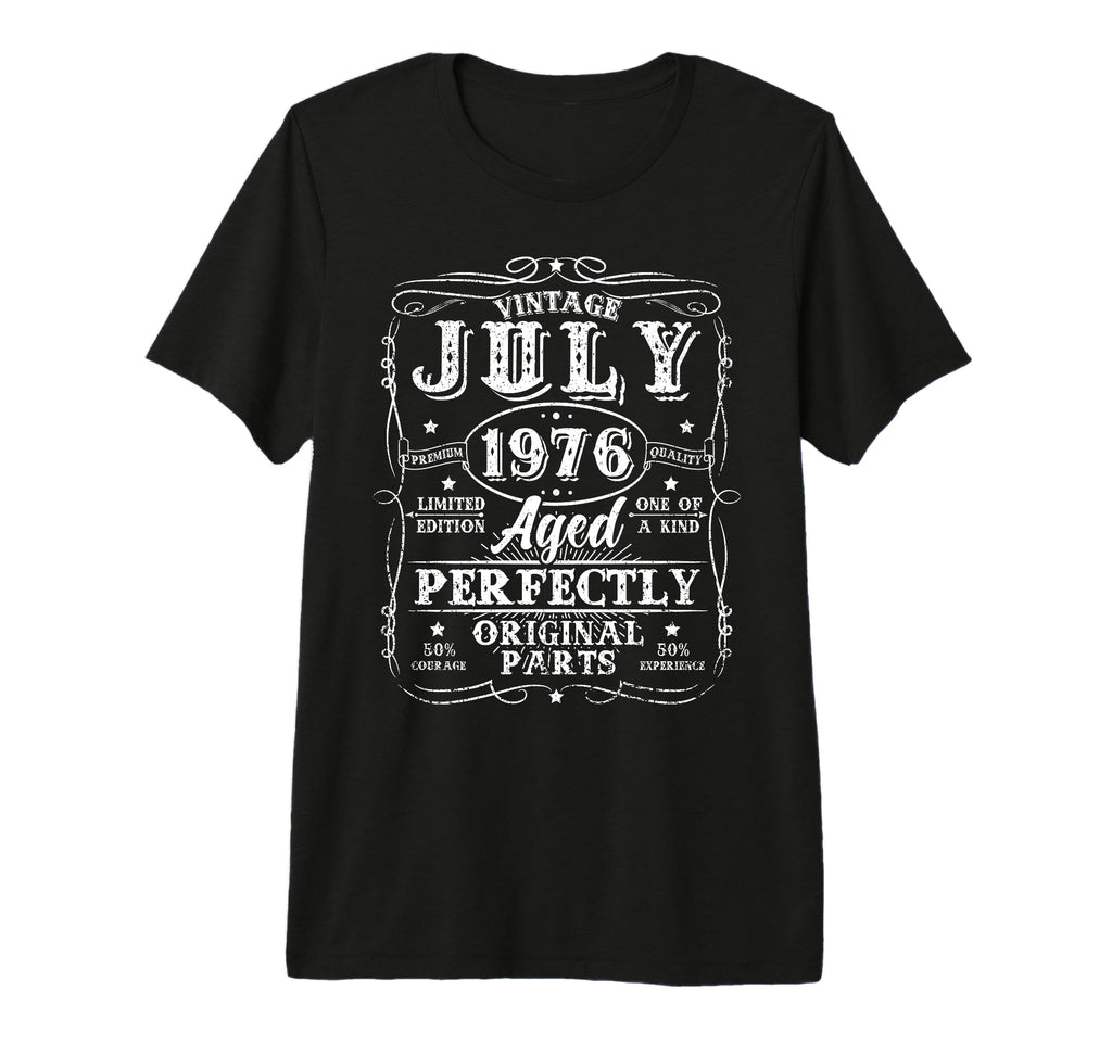 50 Years Old July 1976 50Th Birthday T-Shirt - Graphic Print for Adults - T-Shirt, Sweatshirt, Hoodie