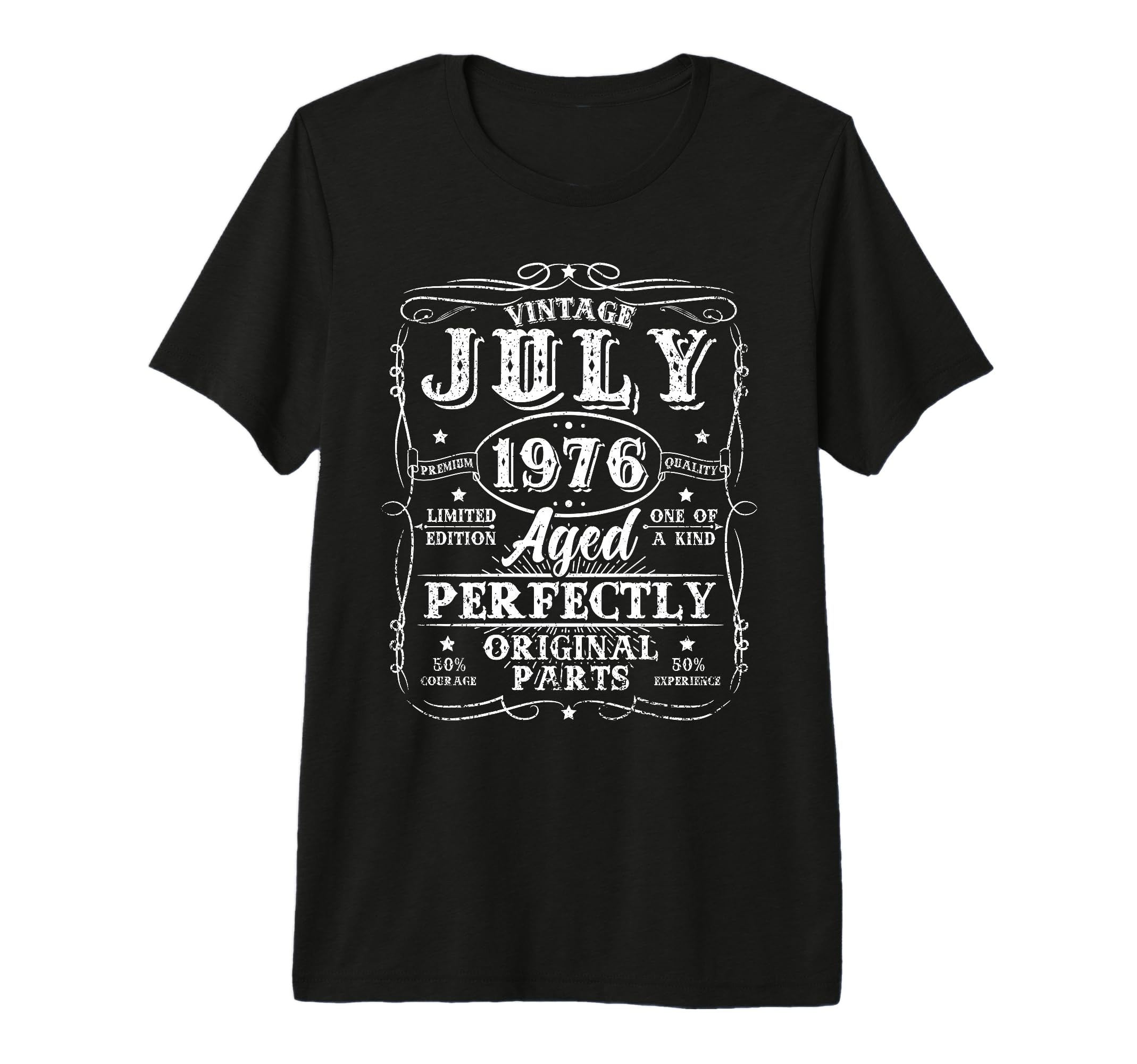 50 Years Old July 1976 50Th Birthday T-Shirt - Graphic Print for Adults - T-Shirt, Sweatshirt, Hoodie