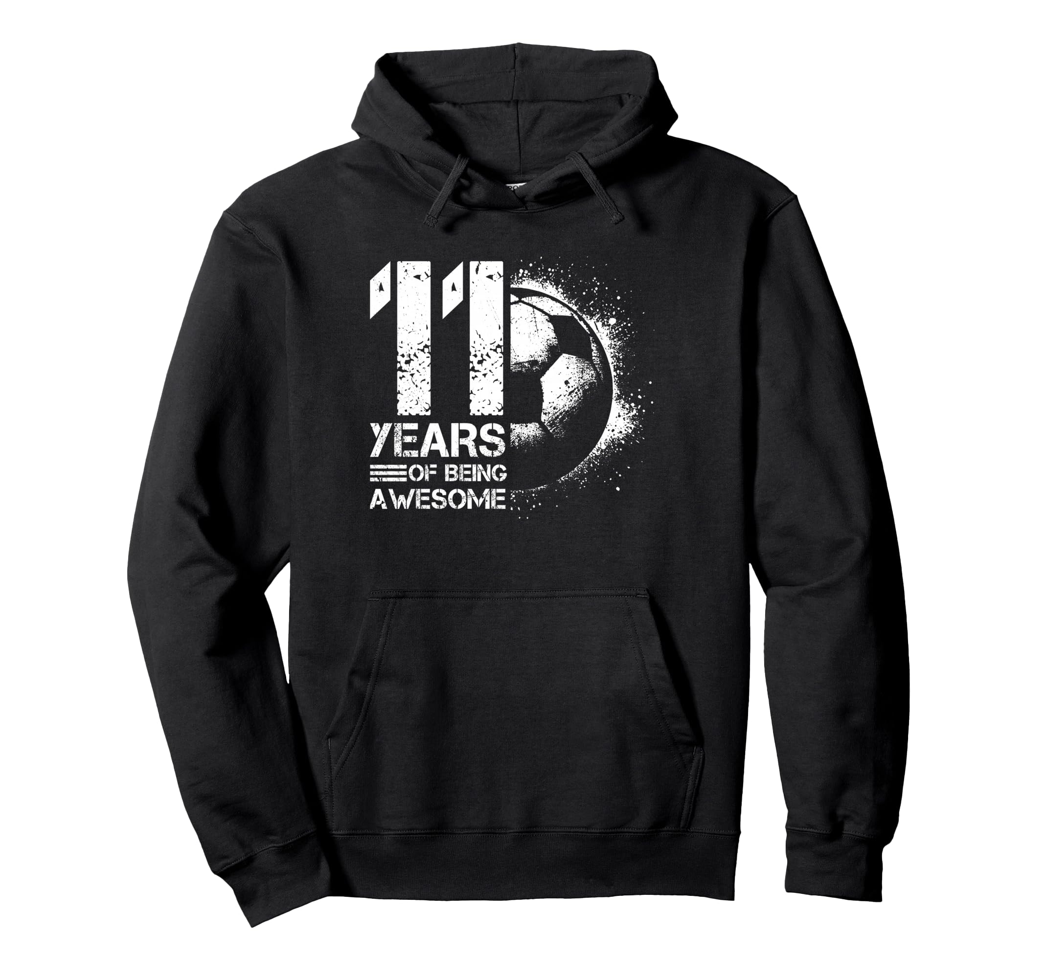 11Th Birthday Soccer Player Football Hoodie - Streetwear Style Men Women - T-Shirt, Sweatshirt, Hoodie