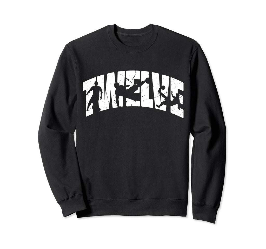 12Th Birthday Soccer 12 Years Old Sweatshirt - Custom Art Print Unisex - T-Shirt, Sweatshirt, Hoodie