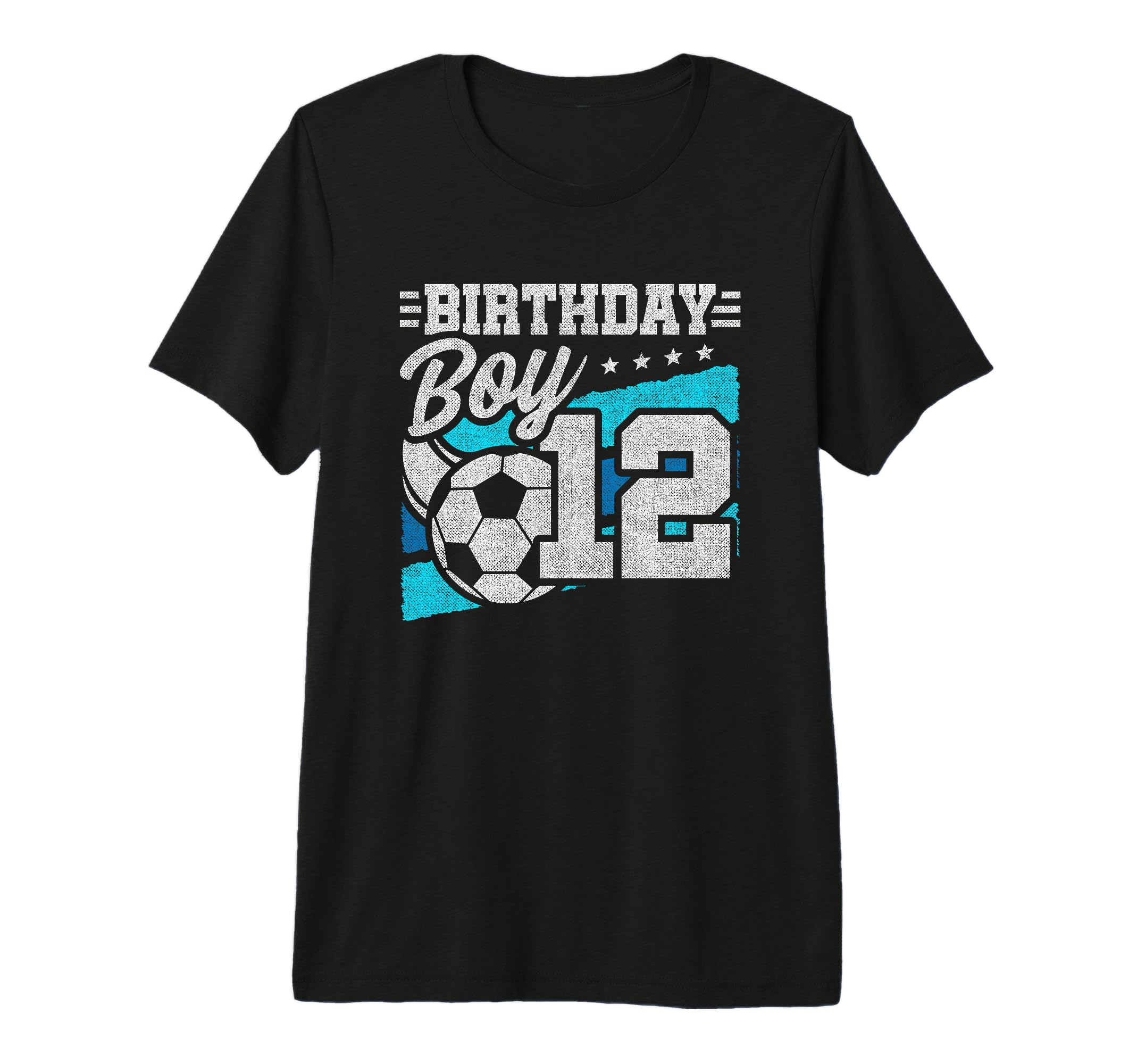 12Th Birthday Soccer Party 12 Year T-Shirt - Novelty Apparel for Adults - T-Shirt, Sweatshirt, Hoodie