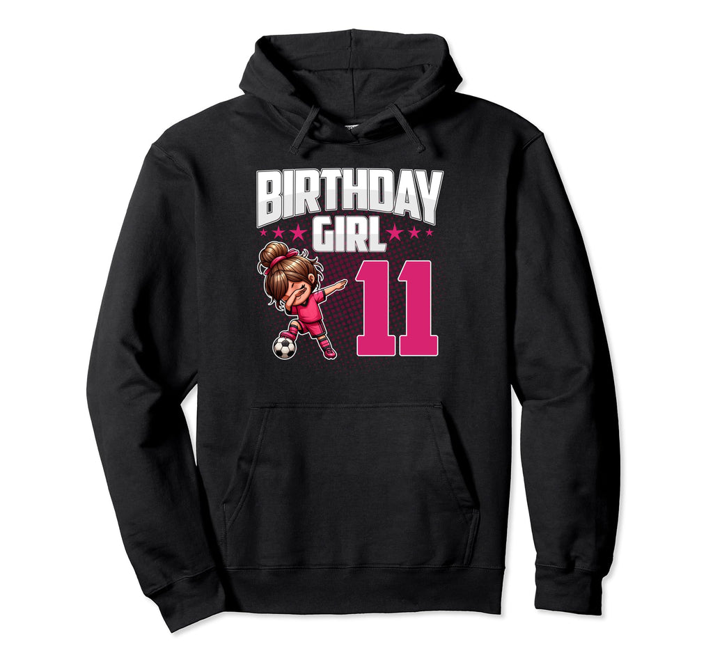 11Th Birthday Soccer Dabbing 11 Years Hoodie - Custom Art Print for Adults - T-Shirt, Sweatshirt, Hoodie