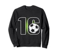 16Th Birthday Soccer Player Sweatshirt - Custom Art Print for Adults - T-Shirt, Sweatshirt, Hoodie