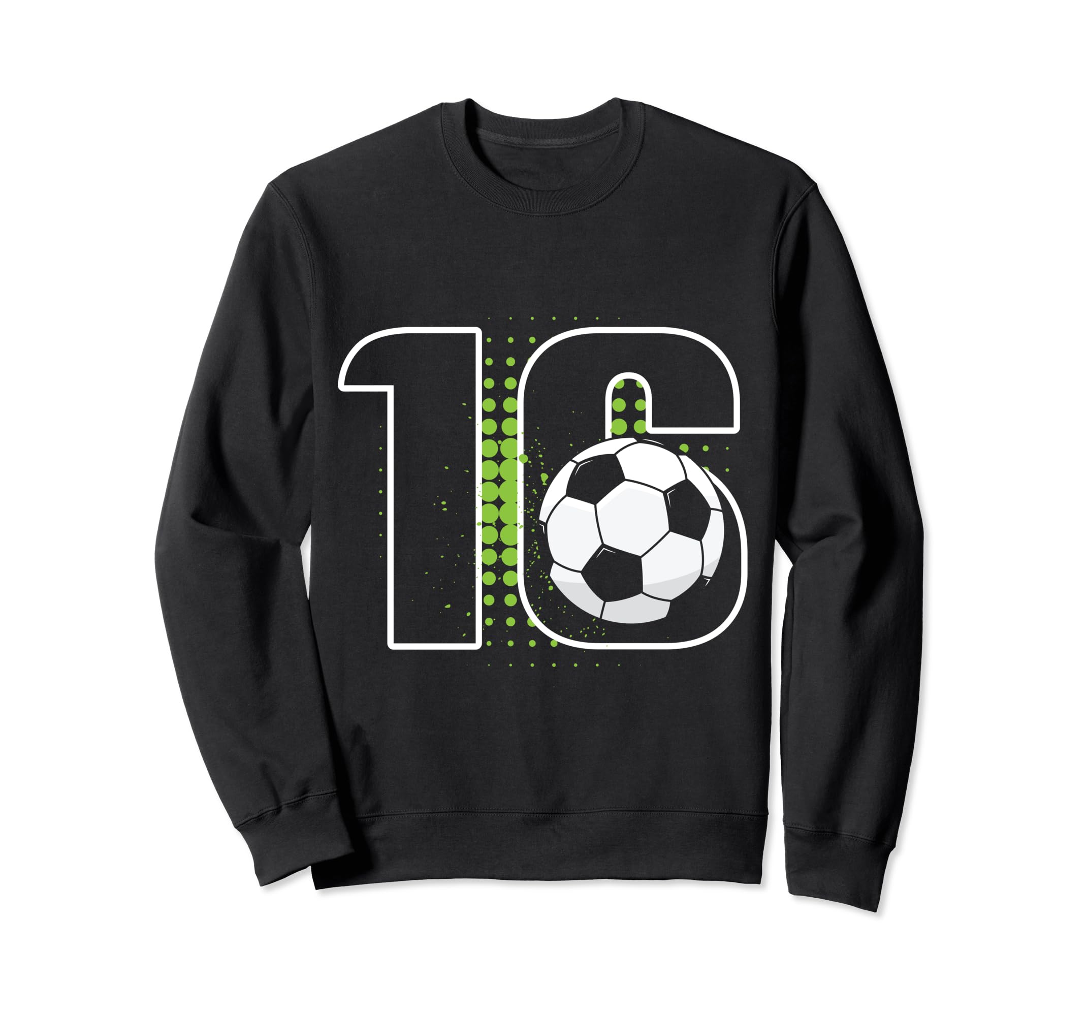 16Th Birthday Soccer Player Sweatshirt - Custom Art Print for Adults - T-Shirt, Sweatshirt, Hoodie