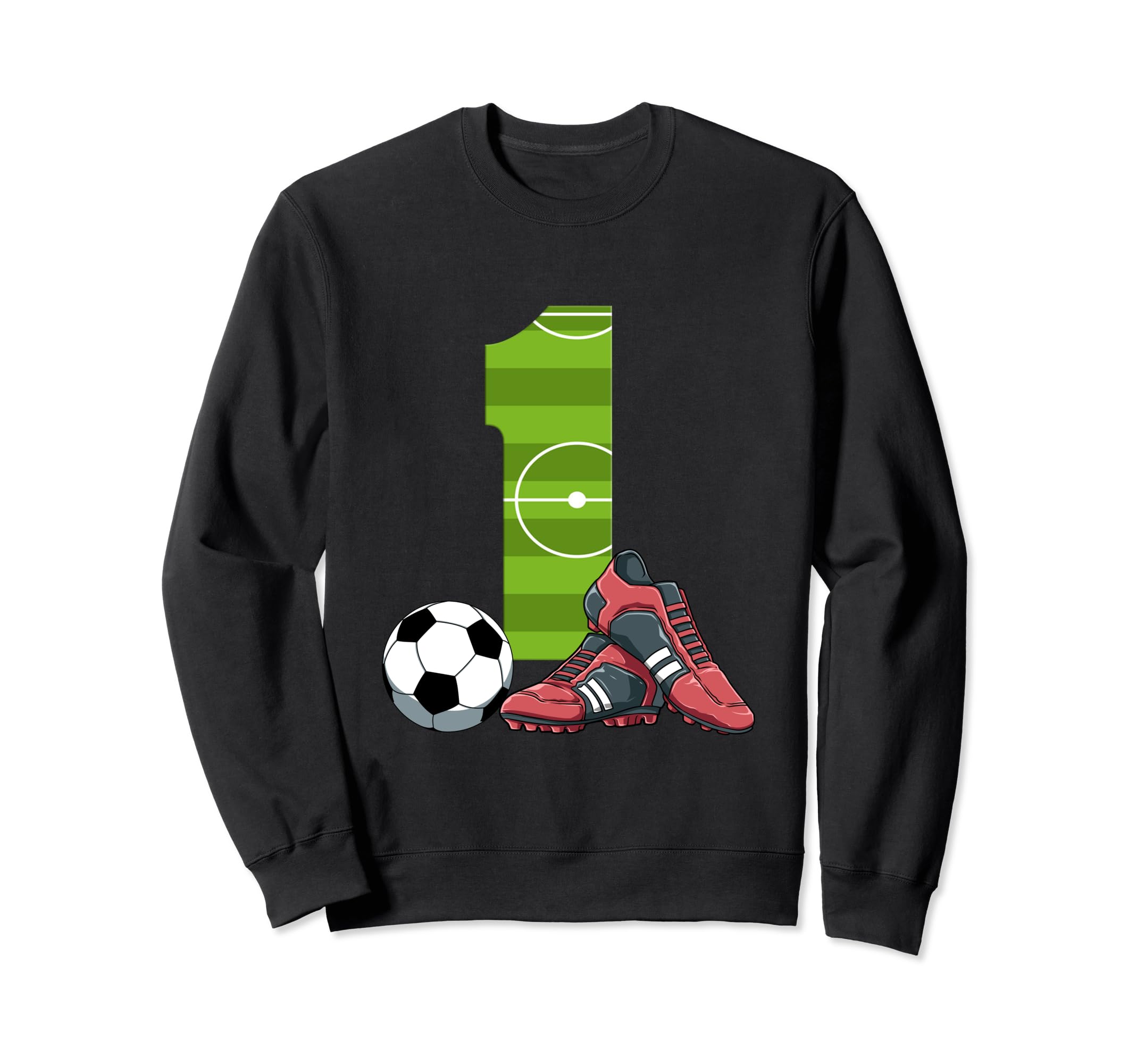 1 Birthday Soccer 1 Year Old Sweatshirt - Minimalist Print for Adults - T-Shirt, Sweatshirt, Hoodie