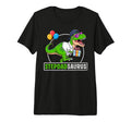 Stepdadsaurus T Rex Dinosaur Dad T-Shirt - Fun Novelty Design Unisex - T-Shirt, Sweatshirt, Hoodie