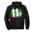 11Th Birthday Soccer Eleven Year Old Hoodie - Trendy Graphic for Adults - T-Shirt, Sweatshirt, Hoodie