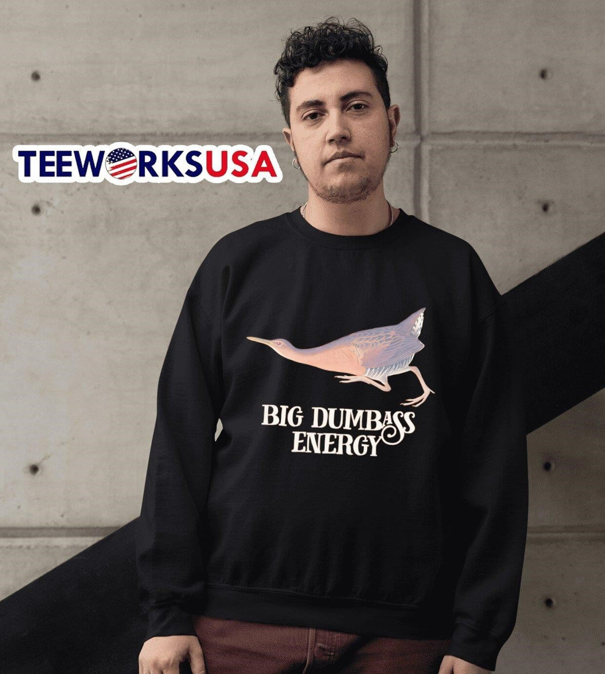 Big dumbass energy - Adult & Kids T-Shirts, Sweatshirts & Hoodies apparel design preview 6