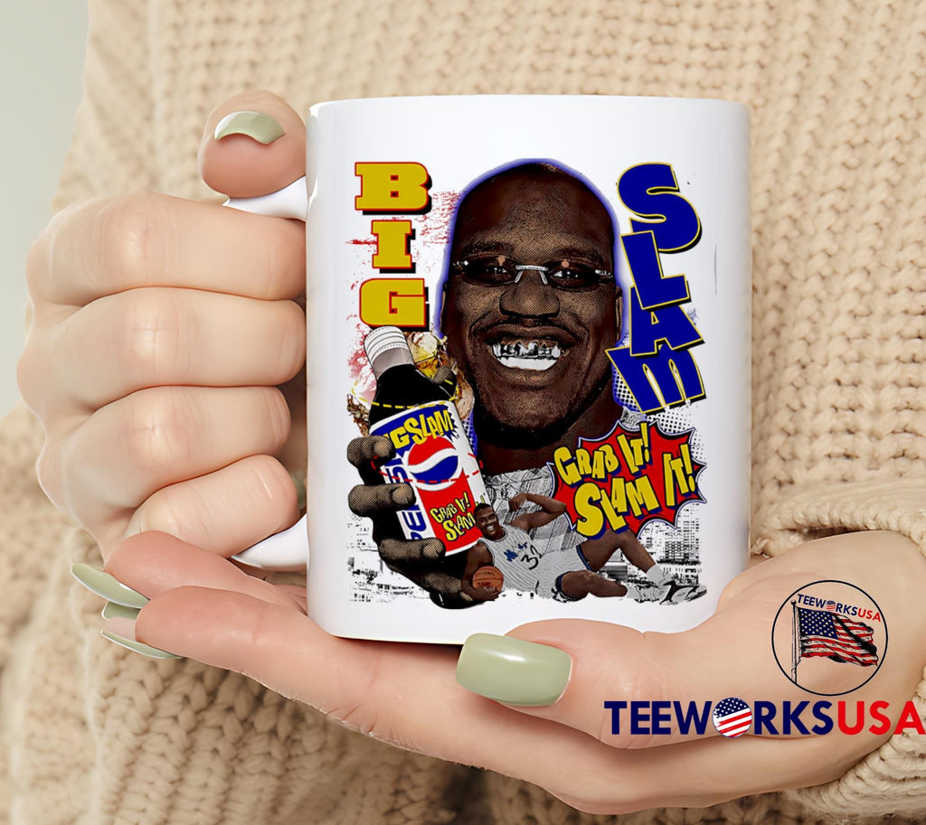 Big Slam Shaq Pepsi - Adult & Kids T-Shirts, Sweatshirts & Hoodies apparel design preview 6