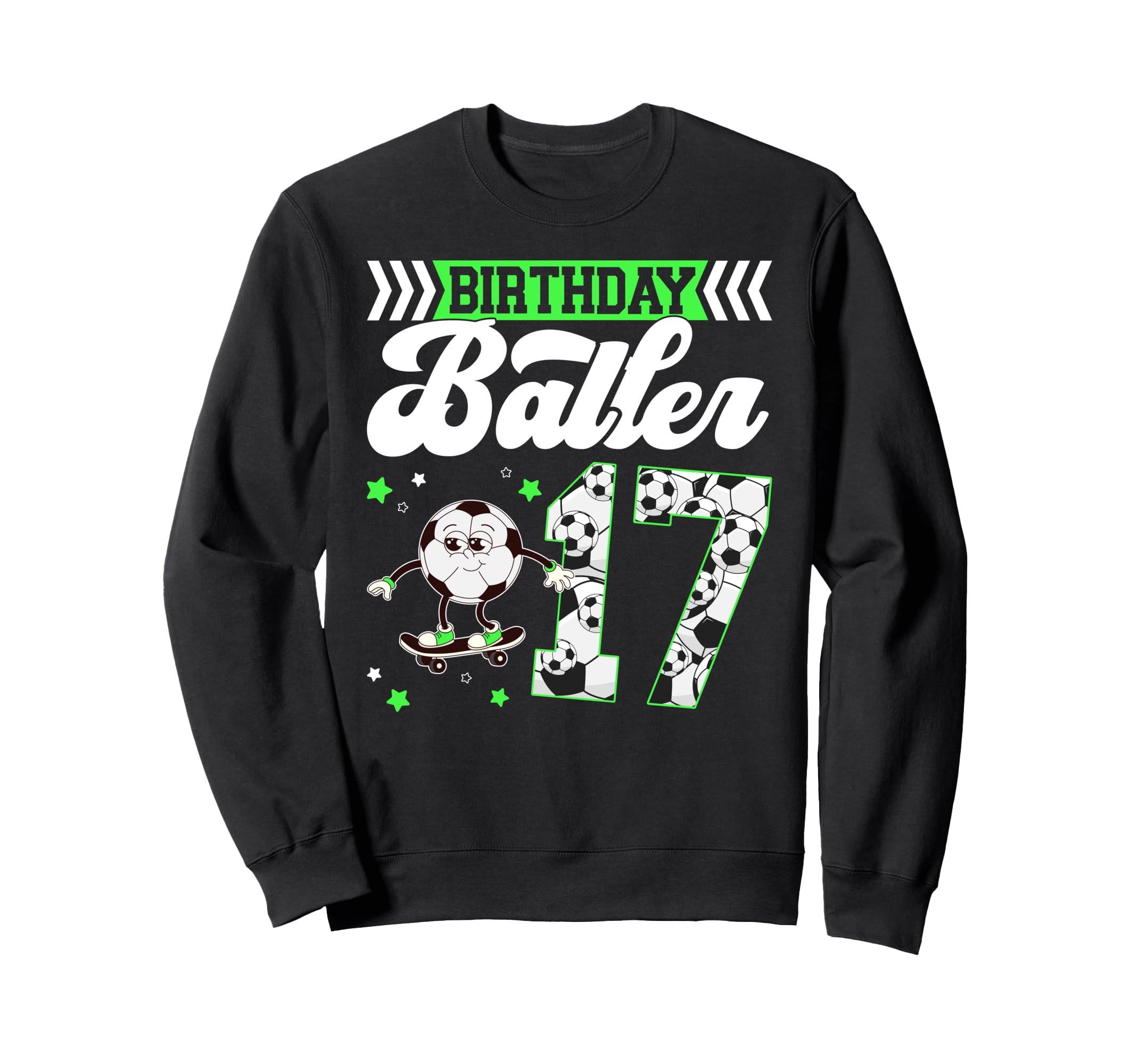 17Th Soccer Birthday Party Sweatshirt - Fun Novelty Design Unisex - T-Shirt, Sweatshirt, Hoodie