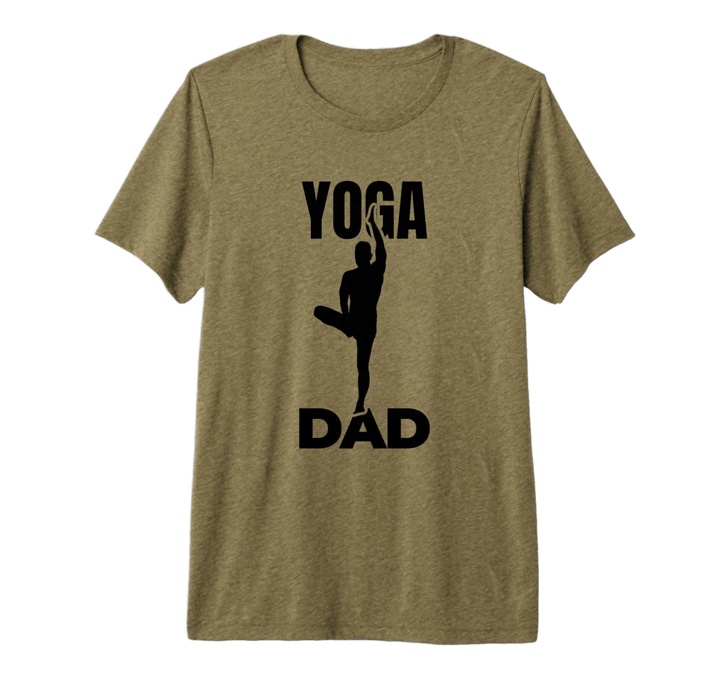 Mens Yoga Papa Yogi Dad Fathers T-Shirt - Fun Novelty Design for Adults - T-Shirt, Sweatshirt, Hoodie