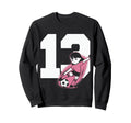 13 Soccer Birthday Gift Soccer Fan Sweatshirt - Graphic Print Men Women - T-Shirt, Sweatshirt, Hoodie