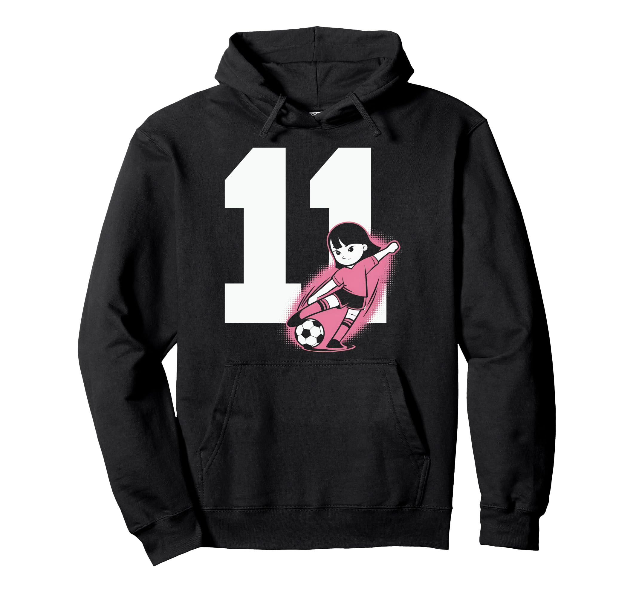 11 Soccer Birthday Gift Soccer Fan Hoodie - Fun Novelty Design Unisex - T-Shirt, Sweatshirt, Hoodie