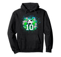 10Th Soccer Birthday Party 10 Year Old Hoodie - Graphic Print for Adults - T-Shirt, Sweatshirt, Hoodie