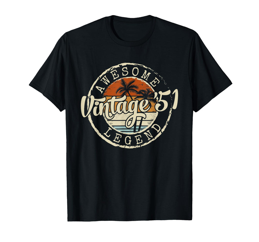 1951 75Yr 75Th Birthday Gifts 75 Years T-Shirt - Unique Graphic Men Women - T-Shirt, Sweatshirt, Hoodie