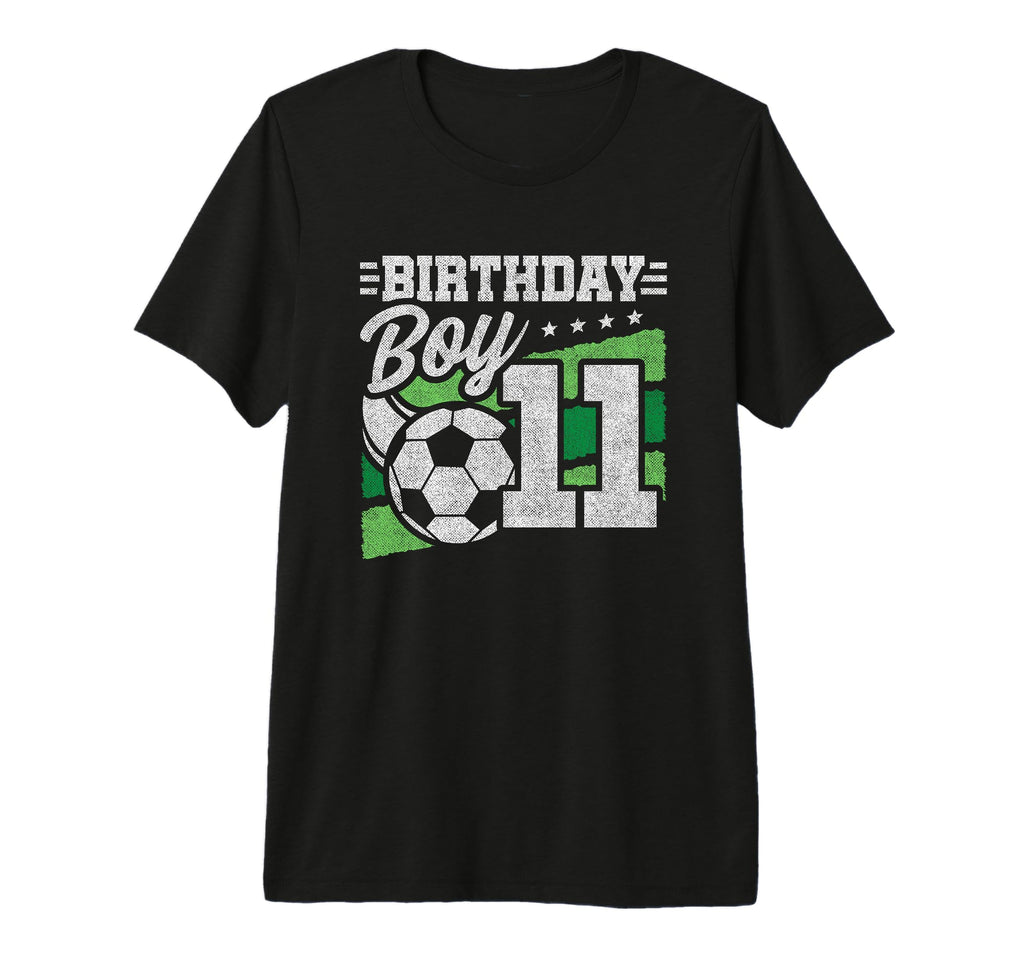 11 Year Old Soccer Birthday 11Th T-Shirt - Minimalist Print for Adults - T-Shirt, Sweatshirt, Hoodie