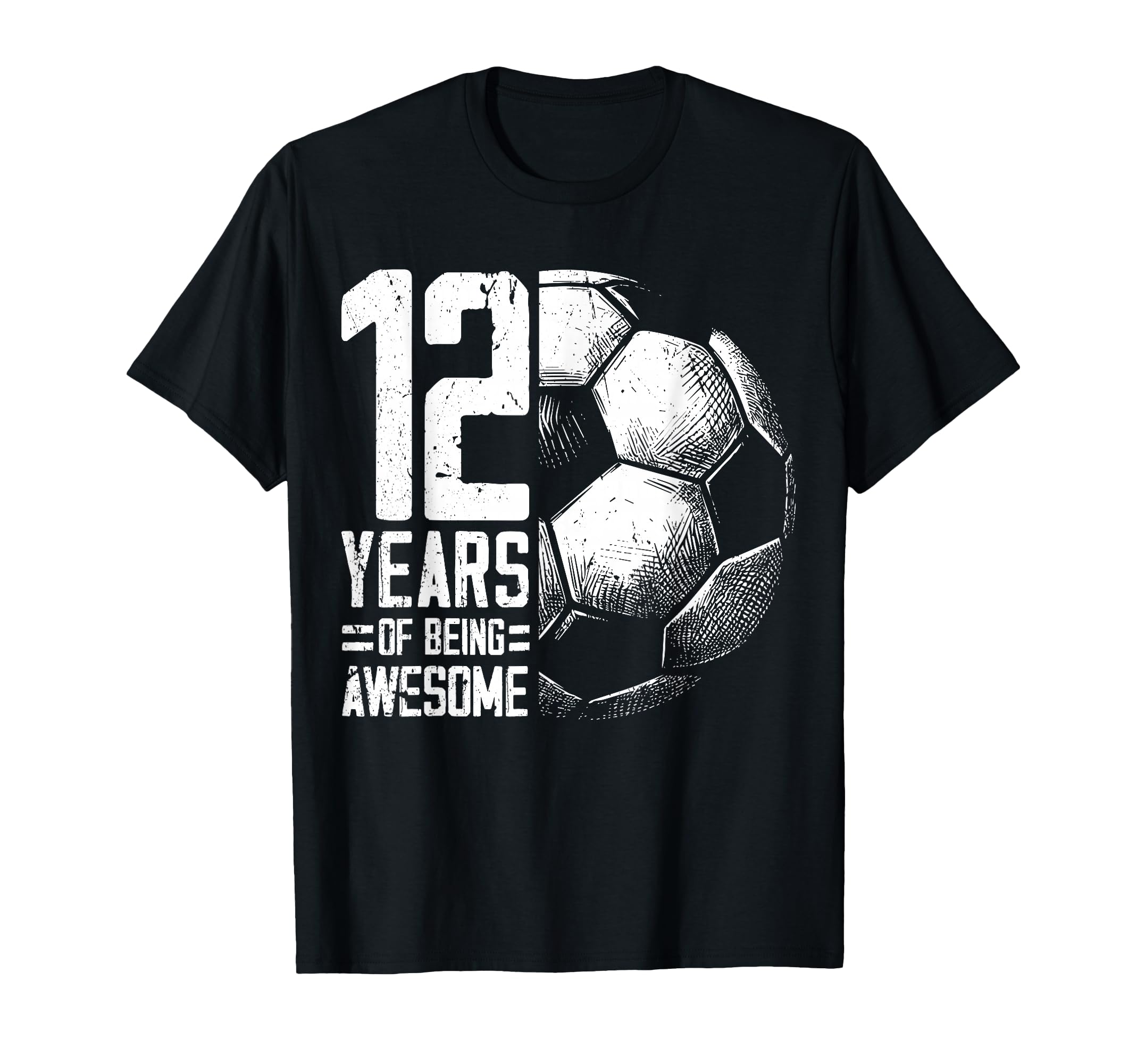 12Th Birthday Soccer Player Football T-Shirt - Streetwear Style for Adults - T-Shirt, Sweatshirt, Hoodie