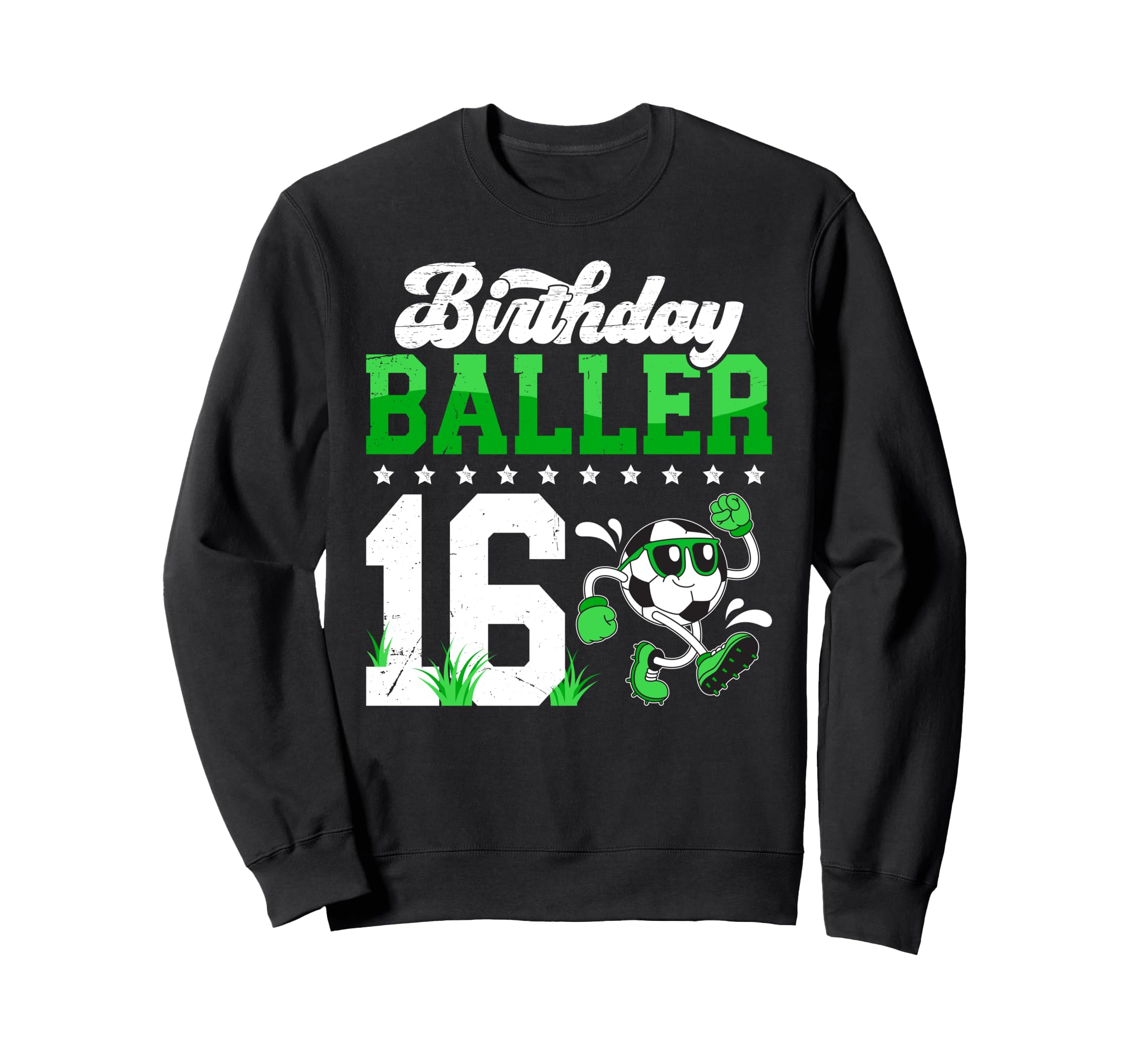 16Th Soccer Birthday Party Sixteen Sweatshirt - Streetwear Style Unisex - T-Shirt, Sweatshirt, Hoodie