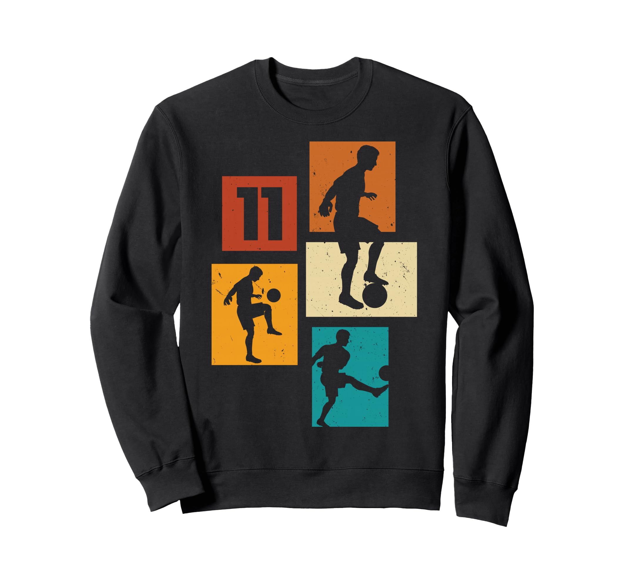 11Th Birthday Soccer Player Sweatshirt - Custom Art Print Men Women - T-Shirt, Sweatshirt, Hoodie