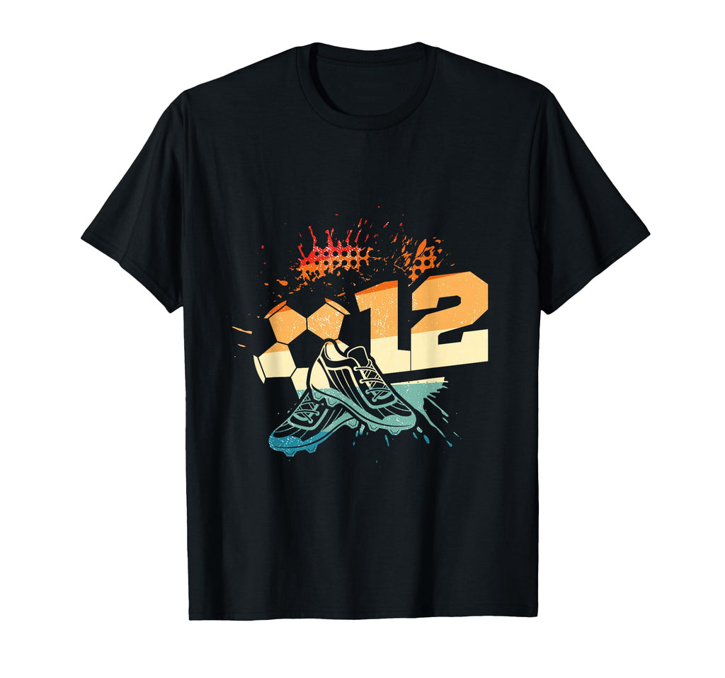 12Th Birthday Soccer Player Football T-Shirt - Fun Novelty Design Unisex - T-Shirt, Sweatshirt, Hoodie