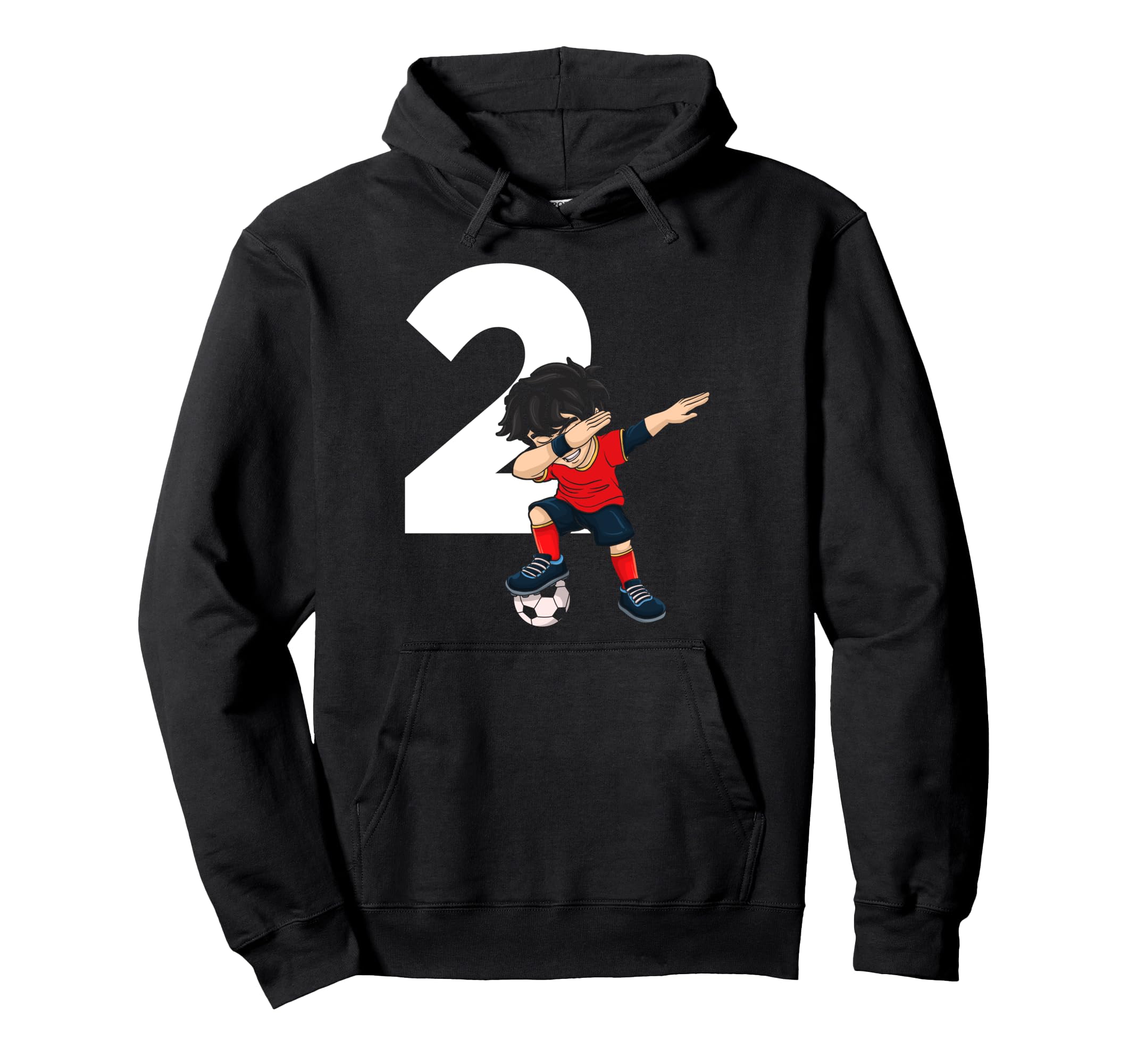 2 Soccer Birthday Gift Soccer Fan Sports Hoodie - Novelty Apparel Unisex - T-Shirt, Sweatshirt, Hoodie