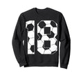 18Th Birthday Soccer Player Football 18 Sweatshirt - Trendy Graphic Unisex - T-Shirt, Sweatshirt, Hoodie