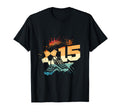 15Th Birthday Soccer Player Football 15 T-Shirt - Custom Art Print Unisex - T-Shirt, Sweatshirt, Hoodie