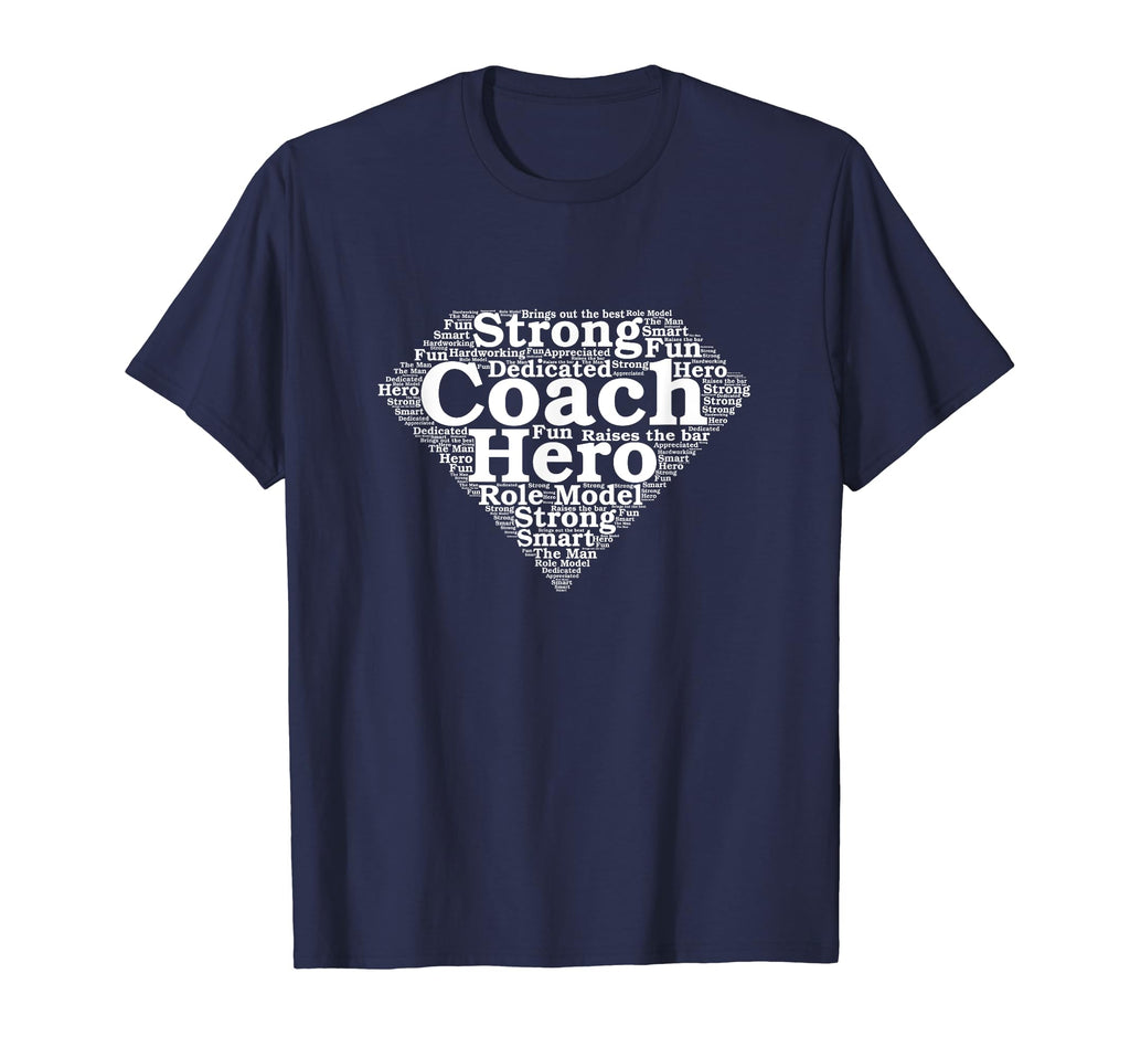 Mens Coach Appreciation Superhero T-Shirt - Minimalist Print Unisex - T-Shirt, Sweatshirt, Hoodie