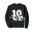 10Th Birthday Soccer Player Sweatshirt - Custom Art Print for Adults - T-Shirt, Sweatshirt, Hoodie