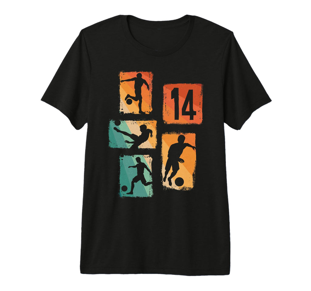 14Th Birthday Soccer Player Football T-Shirt - Trendy Graphic for Adults - T-Shirt, Sweatshirt, Hoodie