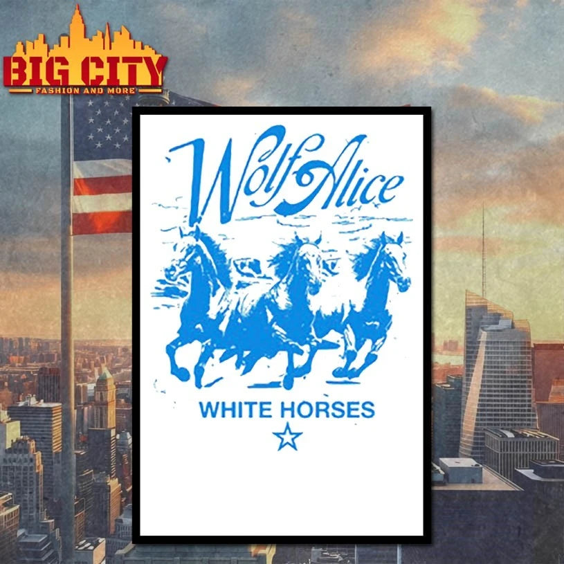 Wolf Alice White Horses - Adult & Kids T-Shirts, Sweatshirts & Hoodies apparel design preview 4