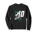 10Th Birthday Soccer Player Football Sweatshirt - Custom Art Print Unisex - T-Shirt, Sweatshirt, Hoodie