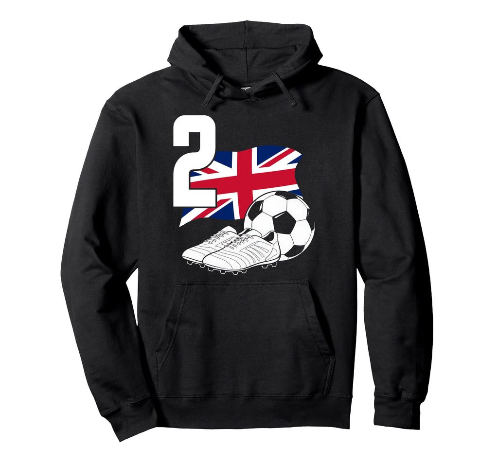 2 Soccer Birthday Gift Soccer Fan Sports Hoodie - Graphic Print Unisex - T-Shirt, Sweatshirt, Hoodie