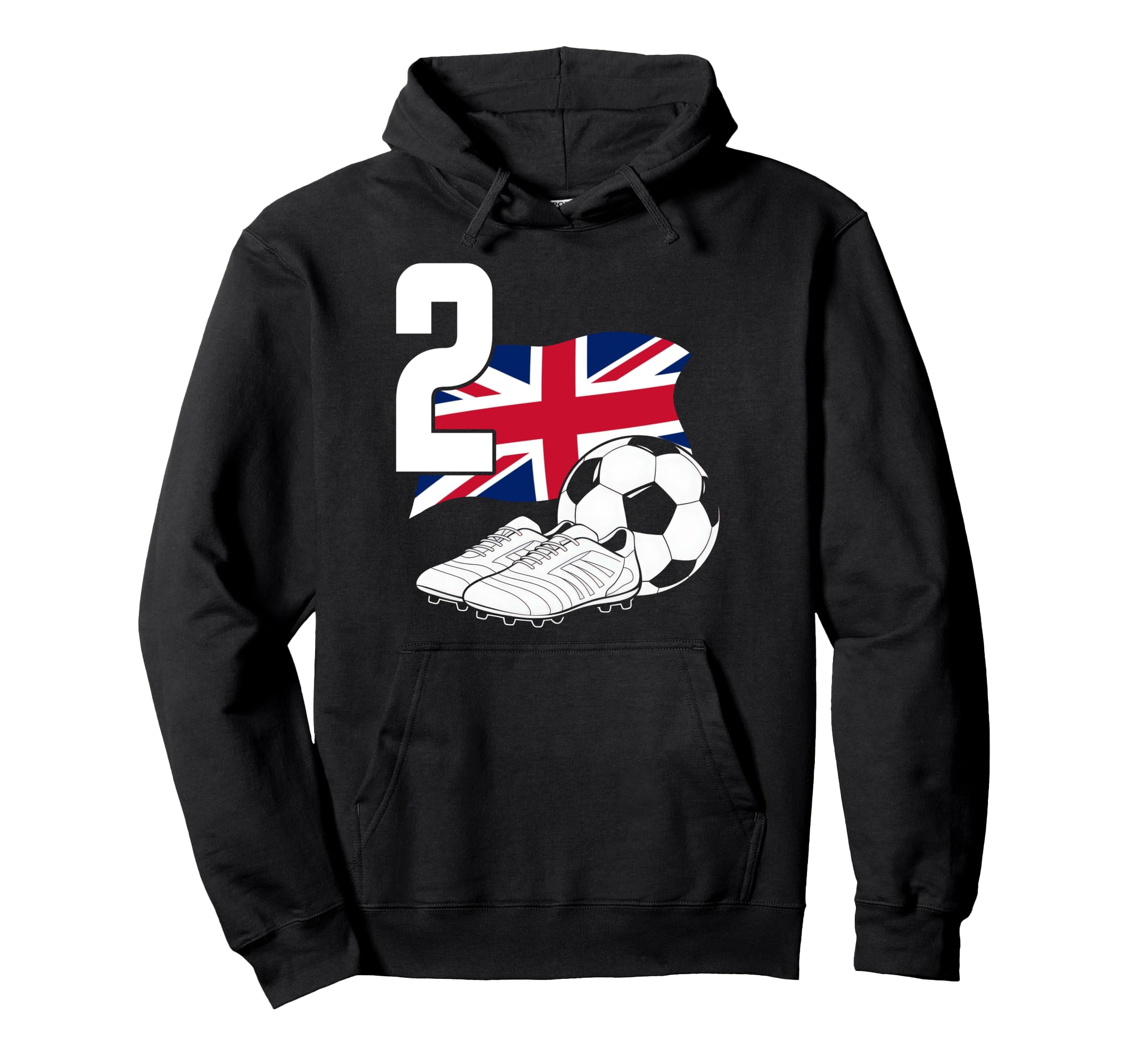 2 Soccer Birthday Gift Soccer Fan Sports Hoodie - Graphic Print Unisex - T-Shirt, Sweatshirt, Hoodie
