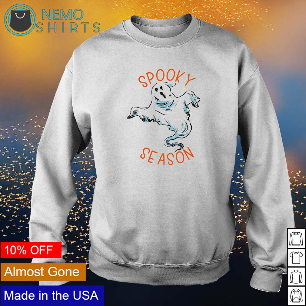 Ghost spooky season halloween - Adult & Kids T-Shirts, Sweatshirts & Hoodies apparel design preview 4