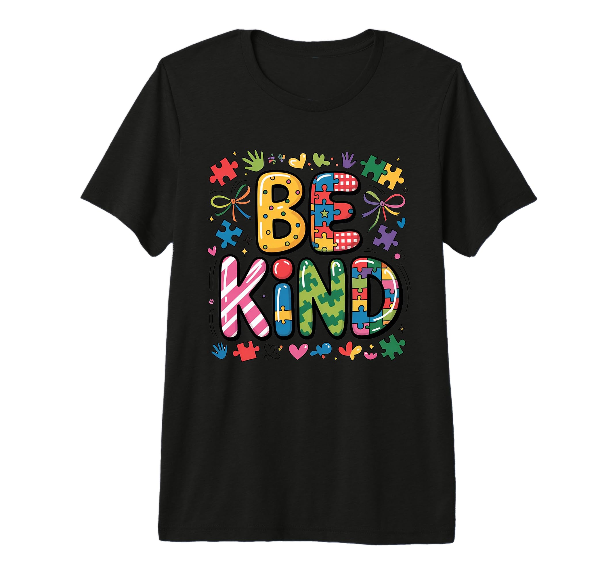 Be Kind Autism Teacher Autism T-Shirt - Minimalist Print for Adults - T-Shirt, Sweatshirt, Hoodie