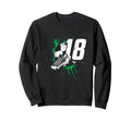 18Th Birthday Soccer Player Sweatshirt - Minimalist Print for Adults - T-Shirt, Sweatshirt, Hoodie