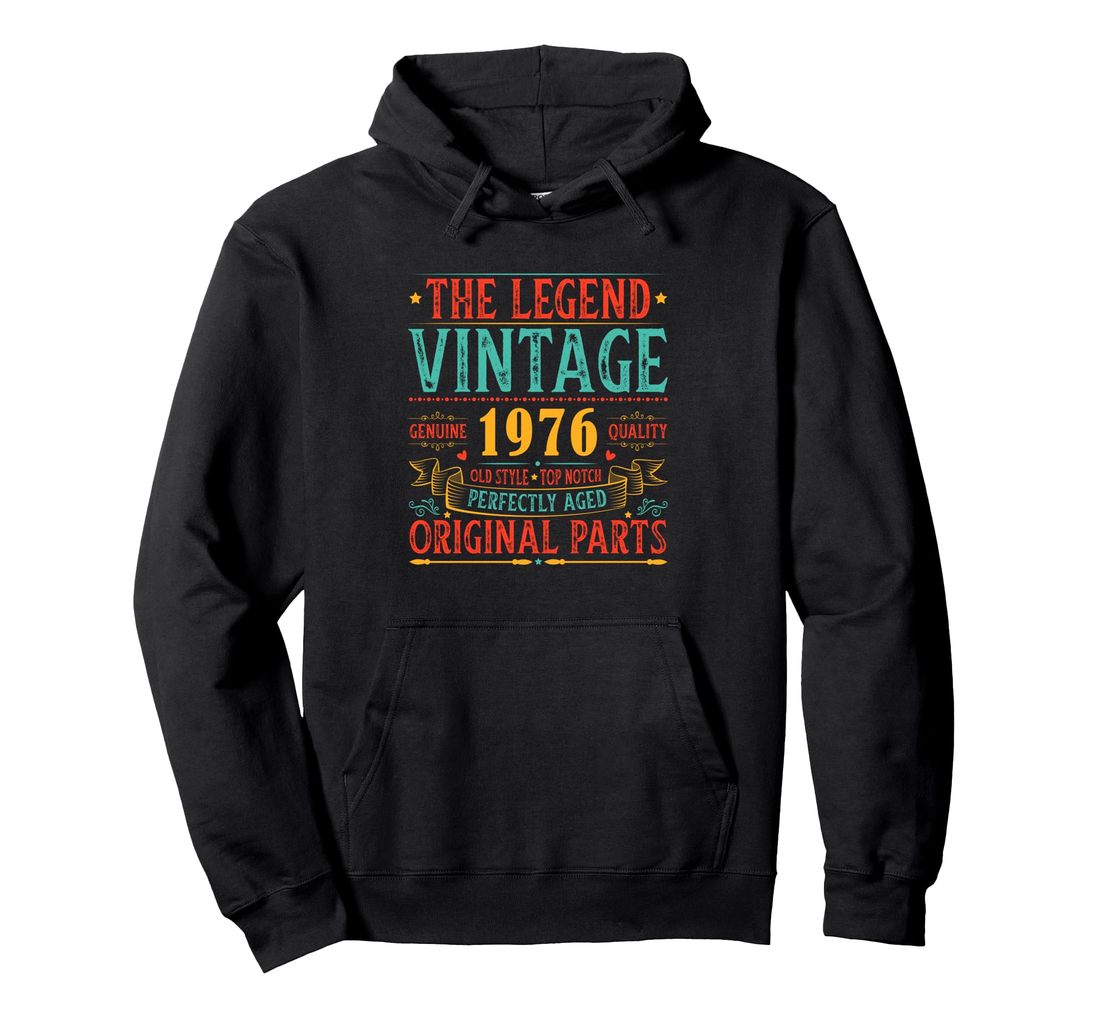 1976 T Shirts Funny 50Th Birthday Hoodie - Novelty Apparel Men Women - T-Shirt, Sweatshirt, Hoodie