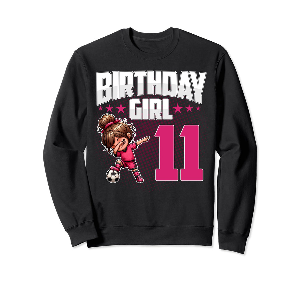 11Th Birthday Soccer Dabbing 11 Sweatshirt - Minimalist Print Men Women - T-Shirt, Sweatshirt, Hoodie